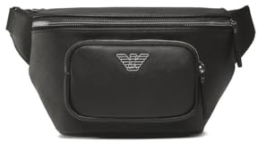 Emporio Armani Herren Gürtelbag Schwarz 24 cm x 8 17