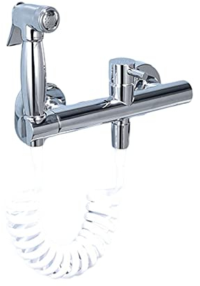 SWHC Bidet Handbrause, Hochdruck Bidet Brause Warm und Kalt Jet Spray Toilet Bidet Toilettensprüher Wandhalterung Toiletten Bidet Sprühkopf WC Sprühpistolendüse für Körperpflege