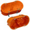 LumenTEC 1x 2-Fach Gipskartondose, Rigips Hohlwanddose, Gerätedose, Schalterdose, Abzweigdose Orange, IP30, Kunststoff, Clip-On, 68mm x 136mm x 46mm, zur Befestigung in Gipskartonplatten, ohne Zubehör