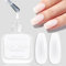 TOMICCA Quick Drying Translucent Milky White Nail Polish, No UV Needed, Long Lasting Chip Resistant for DIY Manicure Decorations, 15ml