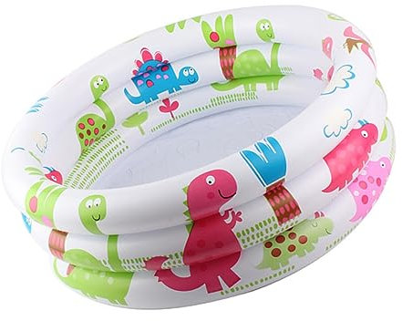 Vaguelly Piscine Gonflable Dinosaure Amusante pour Matelas Aquatique Cartoon pour Jeux Pataugeoire