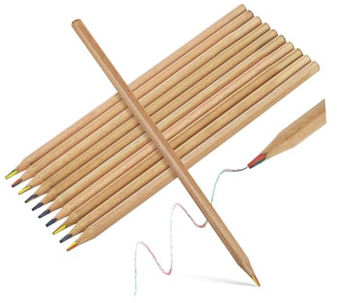 Abaodam 10stücke Teiliges Regenbogenfarbige Buntstifte Für Zeichnungen Und Skizzen Geeignet Für Studenten Für Kreatives Doodling Und Malen Im Klassenzimmer
