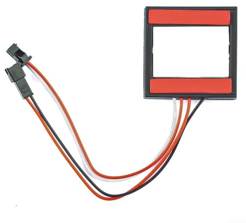 Interrupteur tactile DC 5-12 V pour miroir de salle de bain, capteur d'intensité LED en continu, compatible verre/plastique, 50 x 50 mm, charge 10 W (D)