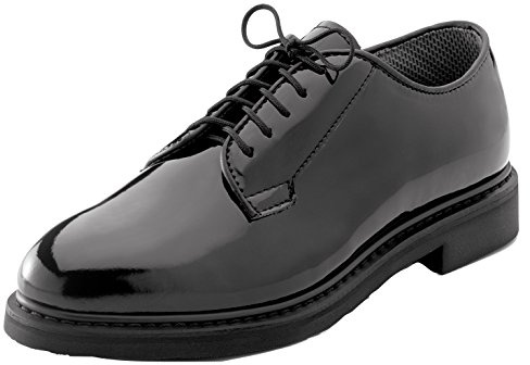 Black Patent Dress Oxford Shoes ~ size 10