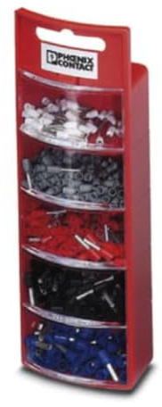 Phoenix Contact Single Tip Assortment 3202960 0,50 mm² 2,50 mm² White, Gray, red, Black, Blue 400 pc(s)