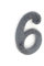 Securit - Invecchiato effetto ferro battuto nero senza porta numero 6