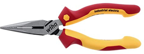 Wiha 32926 6.3-Inch Insulated Industrial Long Nose Pliers