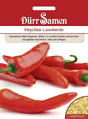 Dürr Samen Paprika Lombardo, milder Pepperoni