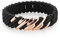 The Rubz 100229 Damen Armband PIXEL MINI Silikon schwarz rosé 18 cm