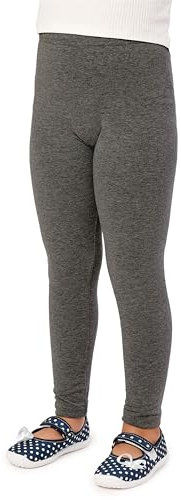 Merry Style Mädchen Lange Leggings aus Baumwolle MS10-225 (Dunkelmelange, 110 cm)