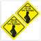 SkinoEu® 2 x Vinyle Autocollant Stickers Femme Enceinte Fille Maman à Bord Signe de Sécurité pour Auto Car Voiture Fenêtre Porte B 111 Z*