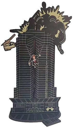 Tsuchiya Die Hard Adventskalender | Stirb Langsam Weihnachts Countdown Kalender Aus Holz | Hans Gruber Falling Off Nakatomi Plaza | Weihnachten Adventskalender Weihnachtsschmuck Tischdekoration