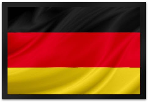 trendaffe Deutschland Fahne und Flagge Fussmatte Fanartikel