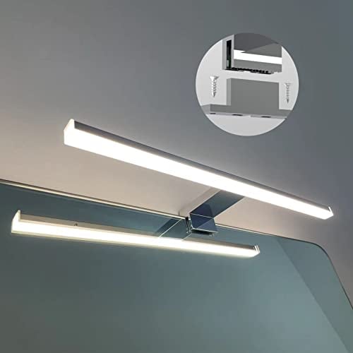 DILUMEN Lámpara LED de Espejo, 800lm,10w,40cm, Aplique Luz Baño Espejo, Estilo Minimalista,Lampara Baño,Blanco Natural 4000k, 230v IP44 Impermeable