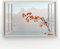Estika - Leinwand Bilder Fensterblick - Berge, See, Baum - 120x80 cm - 1 teilige Wandbilder, Bild auf Leinwand, Modern Deko für wohnzimmer schlafzimmer - Natur Landschafts bilder - 6006A_1B