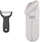 OXO Good Grips Y Peeler & Culinare C10015 MagiCan Tin Opener | White | Plastic/Stainless Steel | Manual Can Opener | Comfortable Handle for Safety and Ease
