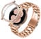TRUMiRR Pulsera + Cubierta Protectora Reemplazo para Galaxy Watch 4 40mm Mujeres, Brazalete de metal de acero inoxidable tipo malla & Cubierta Protectora para Samsung Galaxy Watch4 40mm