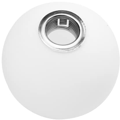 ULTECHNOVO Simple Round Glass Lamp Cover - Frosted Creative Lampshade for Pendant Chandelier Replacement (G9 8cm)