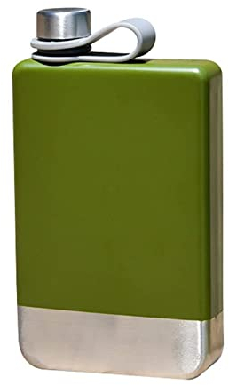 WEGRt Mini flasque Portable Hipflask, Flacon de Hanche épaissi en Acier Inoxydable pour Les Voyages en Plein air, Petit Flacon de Hanche de 150 ML Flagons Hipflask pour Dame Homme Cadeau Unique,A