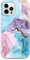 JIAXIUFEN iPhone 12 Hülle iPhone 12 Pro Handyhülle TPU Silikon Schutzhülle Handytasche Handy Hülle für iPhone 12 iPhone 12 Pro 2020 6.1 - Marmor Blue Purple Pink