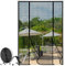 fowong VP Zanzariera magnetica per porta del balcone,160 x 230 cm, per gatti sicuri, magneti più forti per porta scorrevole, due aperture, colore nero …