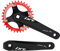 FOMTOR Fahrrad-Kurbelgarnitur Set, 170mm Kettenradgarnitur, 104 BCD 32T Kettenblatt, Fahrrad Kurbelarm Set, für MTB BMX Rennrad, Kompatibel, FSA, Gaint, Rot