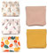 5 Piece Set Pocket Cosmetic Bag Shrapnel Coin Purse Portable Cosmetic Bag Waterproof Portable Mini Travel Makeup Bag for Cosmetics Earphones Jewelry Storage