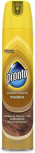 Pronto Limpiador Aerosol Classic, para Muebles, Antipolvo y Abrillantador, 250ml