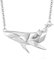 Kette Wal 925 Sterling Silber Wal Anhänger Halskette Origami Ozean Halskette Ozean Schmuck Geschenke für Wal Liebhaber Mädchen Damen