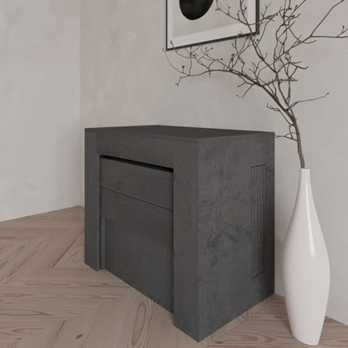 VE.CA - Kit Karen - Console extensible - avec 2 bancs extensibles - en aluminium - Dimensions : 90 x 77 x 51,5 à 300 cm - Couleur : pétrole - mobilier, cuisine, maison - Fabriqué en Italie