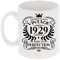 Always Looking Good 96th Birthday Gift for Men Vintage 1929 Aged to Perfection Mug Gift for Coffee Lovers Tea Cup Present for 96 Year Old 11oz Coffee Mug Funny Novelty Mug Gift for Men or Women