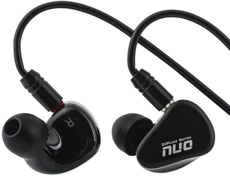 LINSOUL ZiiGaat NUO In-Ear-Monitor, 10mm LCP Dynamic Driver Kabelgebundene Ohrhörer, HiFi IEM, Gaming-Kopfhörer, mit abnehmbarem 0.78mm 2Pin IEM Kabel für Musiker Bühne (ZiiGaat NUO)