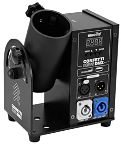 EUROLITE Confetti Shot DMX | Elektrische Abschusseinheit mit DMX-Steuerung für Konfetti und Streamer