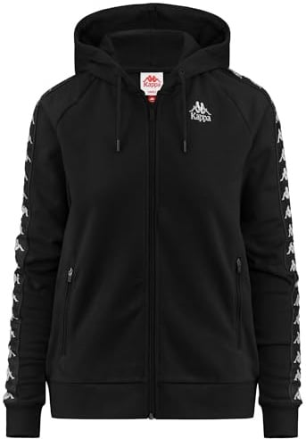 Kappa - Felpa, Bambina, Cotone, Streetwear Sportivo, Modello: 222 Banda Balzi 2