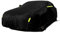 RGYYGR Autoabdeckung Vollgarage Ganzgarage Abdeckplane UV Staubdicht KFZ PKW A/Black/500x185x150cm