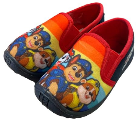 Leomil Paw Patrol Hausschuhe Hausschuhe Kinder Jungen 28, Ideal für Kindergarten oder Zuhause, Mehrfarbig