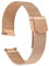 QUARKZMAN Bracelet de Montre en Maille 19mm en Acier inoxydable 316L Dégagement Rapide Réglable Bracelet de Montre en Métal pour Hommes et Femmes, Or Rose