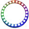 MakerMind 24Bit RGB LED Ring WS2812 5V 66mm Durchmesser ähnl. Neopixel kompatibel mit Arduino, Raspberry Pi