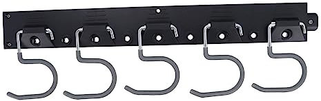 KONTONTY Werkzeug-organizer-set Für Die Garage Werkzeug-organizer Mit 8 Haken Zur Wandmontage Aufhänger Für Gartengeräte Besenhalter Robust Für Den Haushalt
