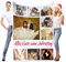 Personalisierte Valentinstagsgeschenk für Sie und Ihn, Personalisierte Decke mit Foto, Personalisierte Decken, Personalisierte Kuscheldecke, Personalisierte Geburtstagsgeschenk für Frauen und Männer