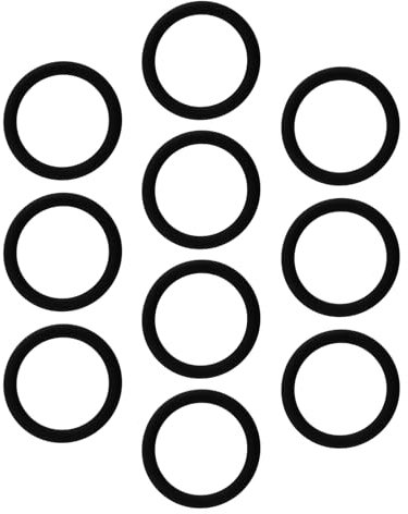 LT Easiyl 10 Lot Joints d'étanchéité pour Radiateur Voiture Boîte Vitesses Refroidisseur Huile Tuyau d'étanchéité Joint en Caoutchouc Fluoré Joint Torique Compatible avec BMW E31 E36 E38