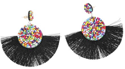 MOBUTOFU Fashionable Fringe Earrings for Women Outfit for Anniversary Birthday Valentine's Day Christmas