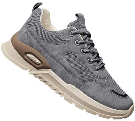 Generisch Sneaker da uomo, traspiranti, scarpe sportive da uomo, suola piatta, scarpe da corsa, antiscivolo, per il tempo libero, scarpe da ginnastica ariose, scarpe da jogging, scarpe basse, tinta