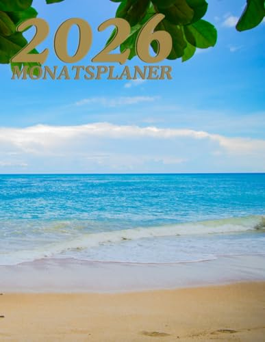 Monatsplaner 2026: Teamwork-Organizer, Geschäftsmotivation mit natürlichem Touch-Einband/Monatsplaner 2026 A4