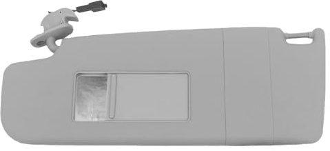 Visera Parasol Interior Coche para VW para Golf 4 para Jetta MK4 para Passat Beetle 1998-2010 para Skoda Superb para Seat Leon Parasol Interior para Coche(Gray Left)
