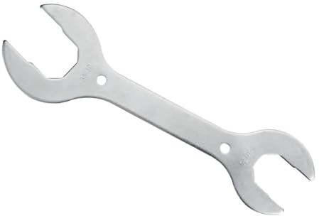 SylvaLexis Bike Headset Wrench Tool - 30mm, 32mm, 36mm, 40mm Compatible - 38cm (15 inch) Metal Spanner for Fork & Bottom Bracket Removal