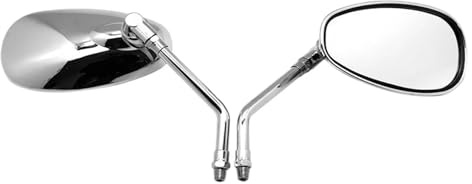 Motorradlenker Spiegel Für Suzuki Für Bandit 1200 1250S Für Intruder 1400 1500 700 750 800 Motorrad 10mm Seite Rückspiegel E-Bike Spiegel