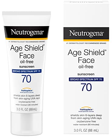 Neutrogena Age Shield Face Lotion, SPF 70, 3 Ounce (Pack of 2) by Neutrogena