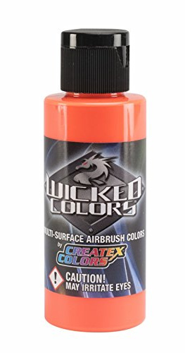 Createx Wicked W027 Orange 60ml Fluoreszierend Airbrush Farbe