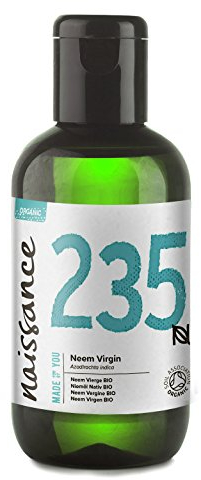 Naissance Neemöl/Niemöl (Nr. 235) - 100ml - BIO zertifiziert, Feuchtigkeitsspendend, Nährend, Pflegend - für Haare, Gesicht, Haut, Nägel